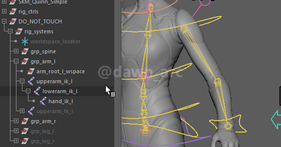 [Maya]Rigging 13 - Limbs IK
